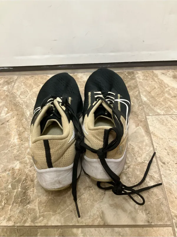 Unisex Nike Black New Orleans Saints Zoom Pegasus 38 Running Shoe - Image 2
