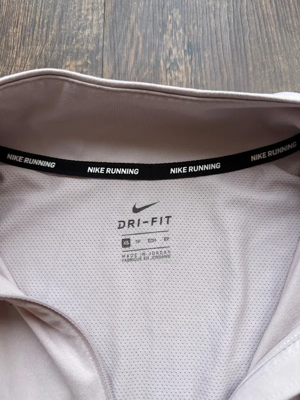Nike Women’s Pink Dry Fit Element Quarter Zip Running Long Sleeve Top - Size XS - Image 5