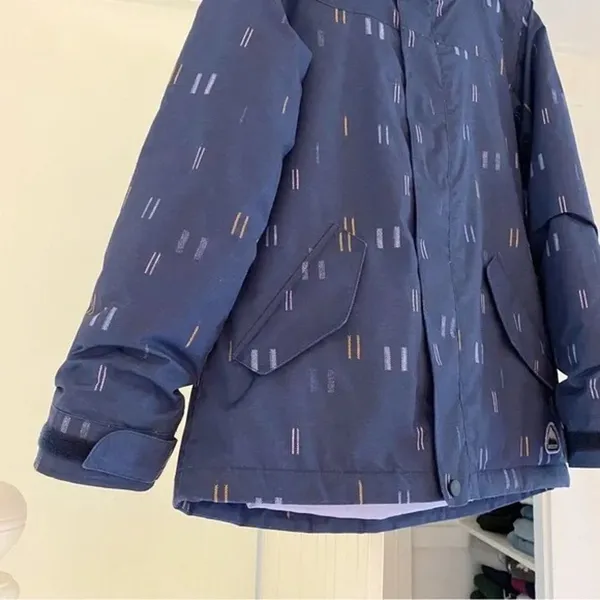 Elodie Jacket in Chambray Stripe Size Girls L Retail $135 - Image 9