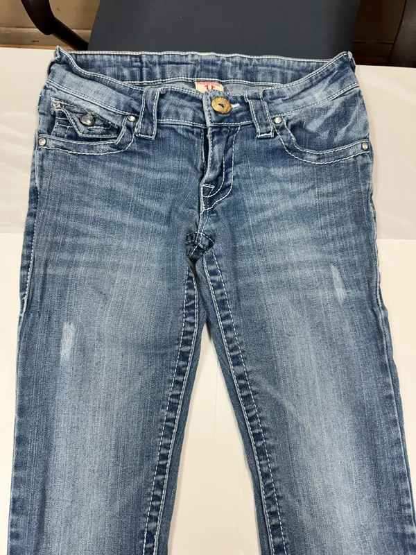 True Religion Denim Jeans Size 27- READ DESCRIPTION - Image 2