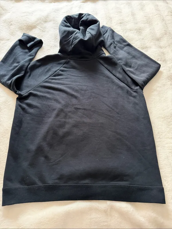 Nike pullover hoodie tonal debossed or embossed Nike swoosh logo Size L - Image 8
