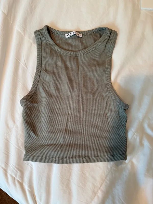 ZARA Cropped Tank Top - Image 2