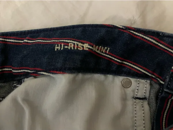 American Eagle High-Rise Mini Skirt Denim - Image 3