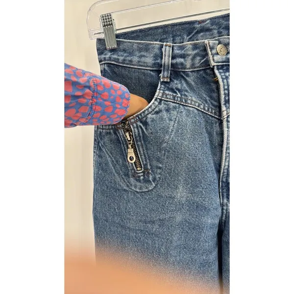 Vintage 90s Rockies Jeans size 28 High Rise Mom Jeans Rockies Western - Image 6