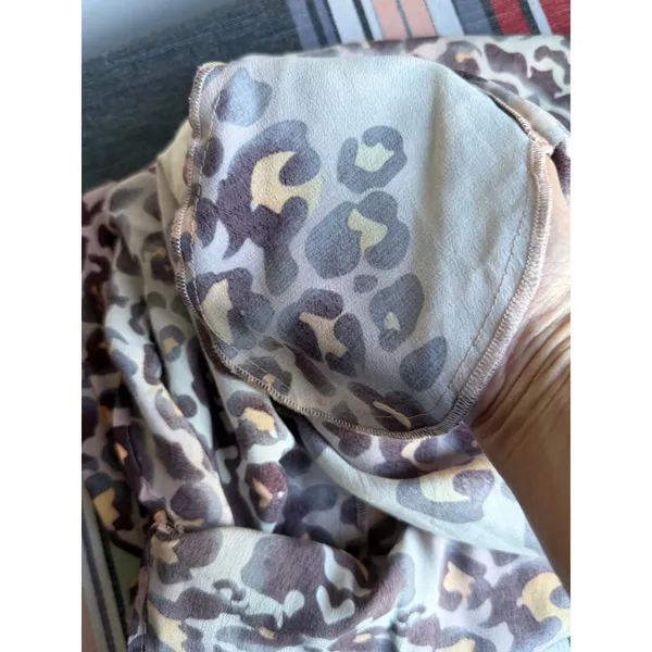 Mara Hoffman Leopard Print Sleeveless Button Front Tunic Top Small 100% Rayon - Image 9
