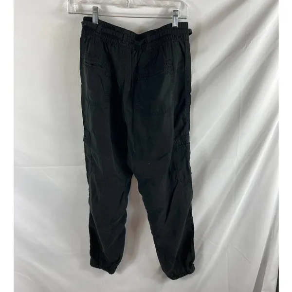 American Eagle Jogger Cargo Style Pants Black Size small - Image 5