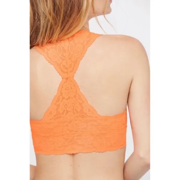 Free People‎ Intimately Galloon Lace Racerback Bralette Size Medium - Image 4
