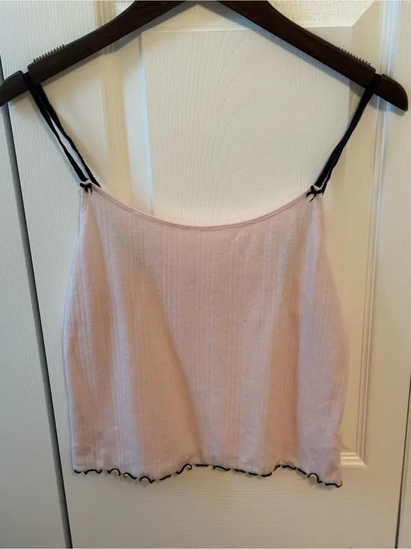 SET Aerie Pointelle Balloon Pajama Pants and Pointelle Tank Set - Image 2