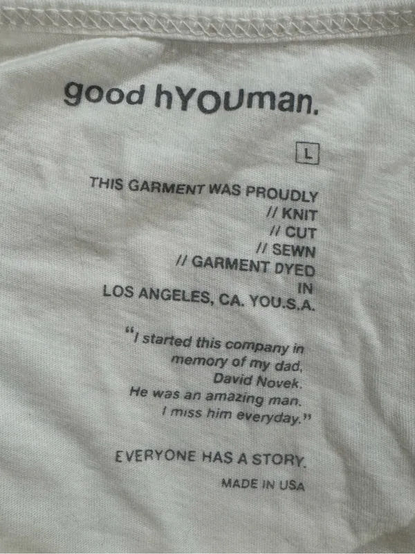Good Hyouman Gratitude Racerback Tank Top Women’s Large - Image 4