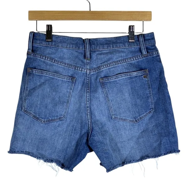 Madewell High-Rise Denim Shorts in Glenoaks Wash Jean Stretch Festival Size 27 - Image 4