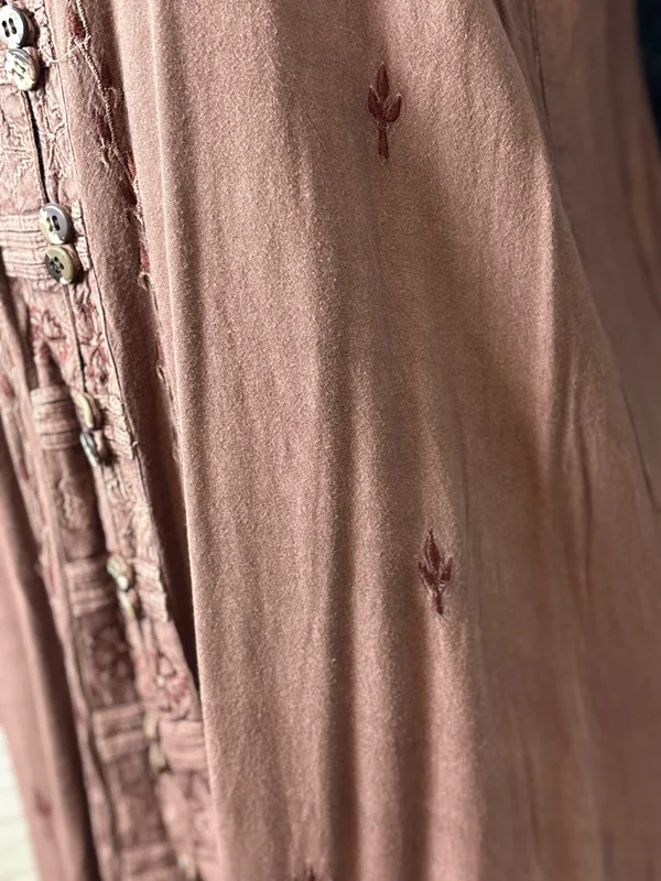 Beautiful and Unique Brown Native-Like Dress - Image 6