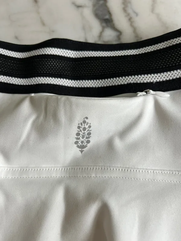 Free People Movement Round Robin Black White Colorblock Skort - Image 12