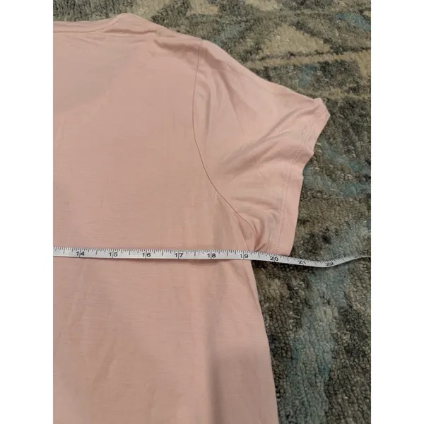 Kindred Bravely Everyday Maternity & Nursing Pocket T-shirt Dusty Pink Sz L NWT - Image 12