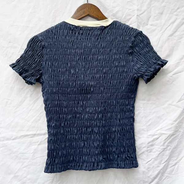 REVOLVE x LIONESS SCRUNCHED SMOCKED SPECTATE DALLAS COWBOYS JERSEY SMALL TOP - Image 10