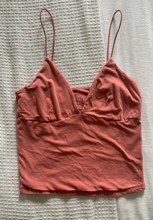 Me to We Pink Crop Top - Image 2