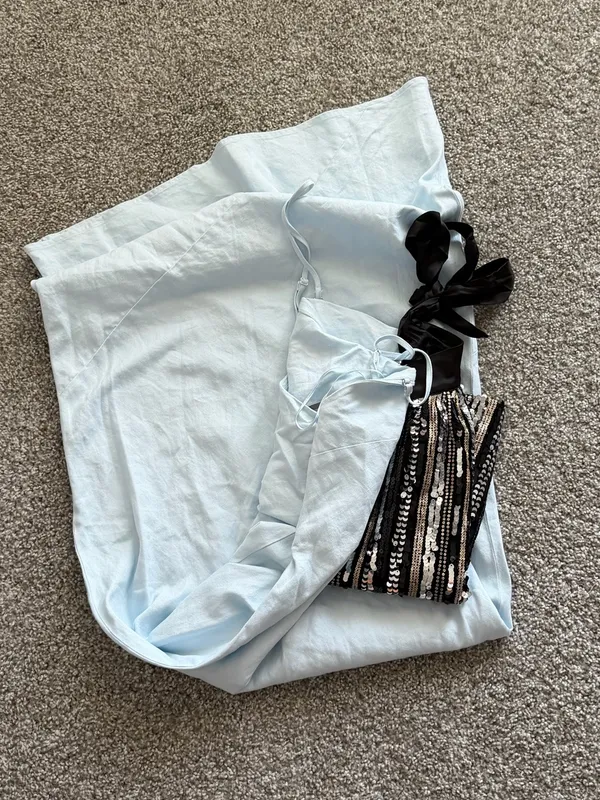 Anthropologie Strapless White Maxi Dress - Minimalist Summer Slip SZ Medium - Image 11