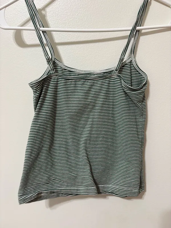Green Brandy Melville Tank Top - Image 3