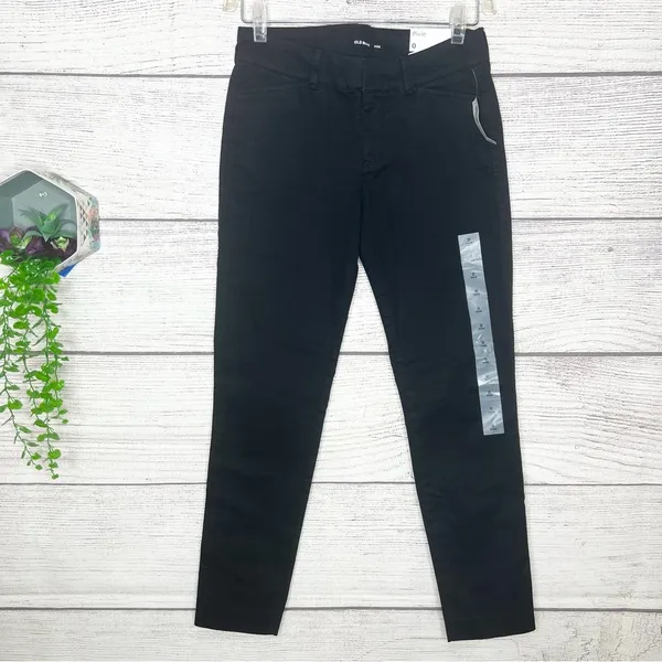 NWT Old Navy Black Pixie Mid Rise Ankle Length Pants Size 0 - Image 13
