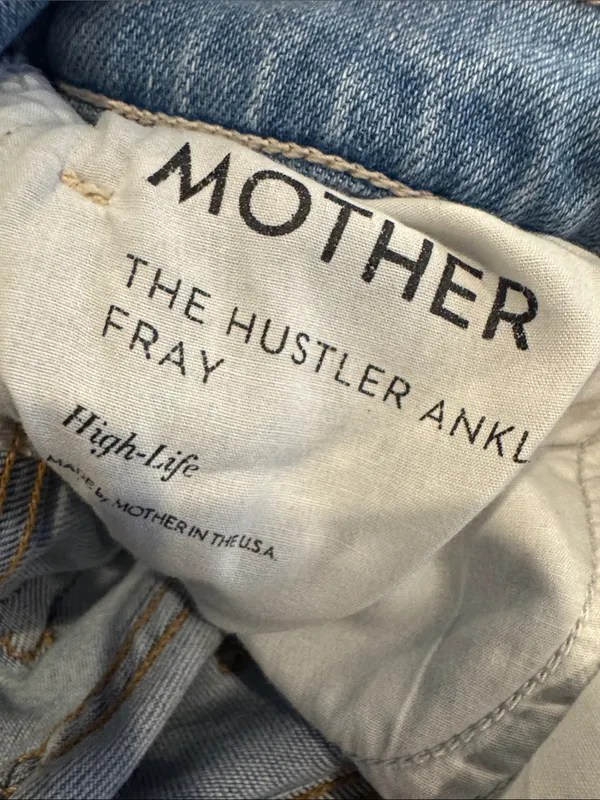 Mother - The Hustler Ankle Fray Jeans in High-Life 26 - Image 5