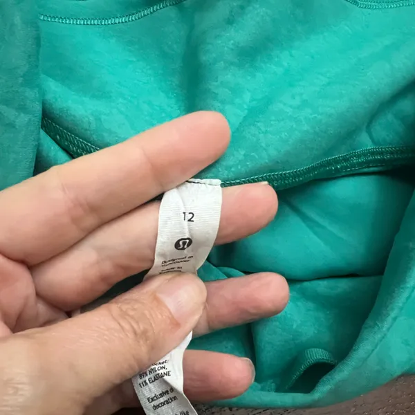Lululemon Wunder Train HR Tight w Pockets 25” Blaze Maldives Green 12 - Image 6