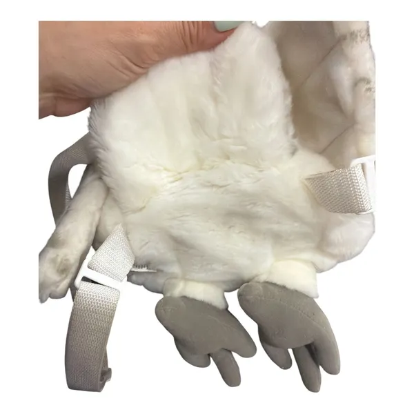 Universal Studios Wizarding World Harry Potter Hedwig Owl Plush Backpack White - Image 9