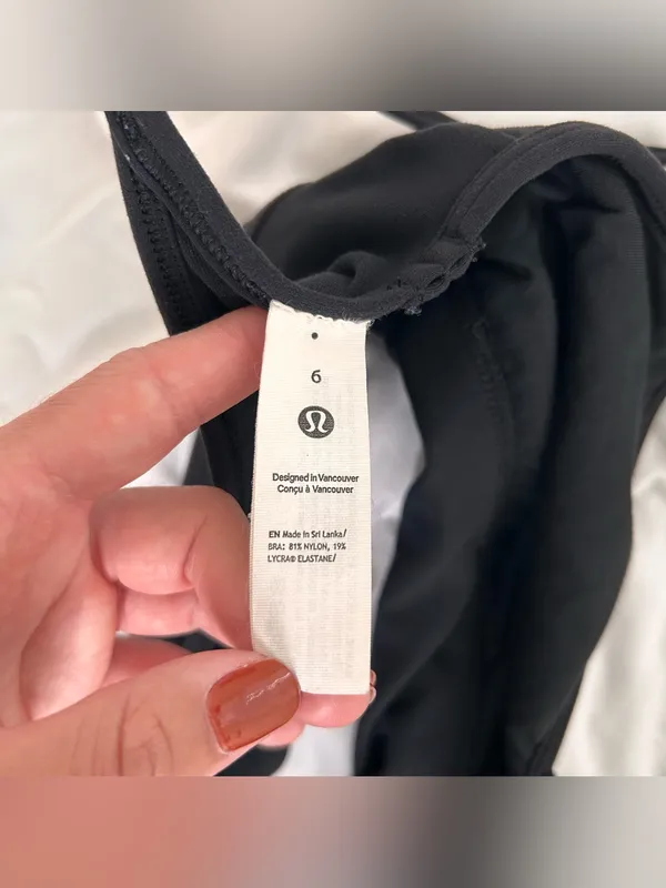 Lululemon Align Sweetheart Bra *Light Support, A/B Cup Black 6 - Image 8