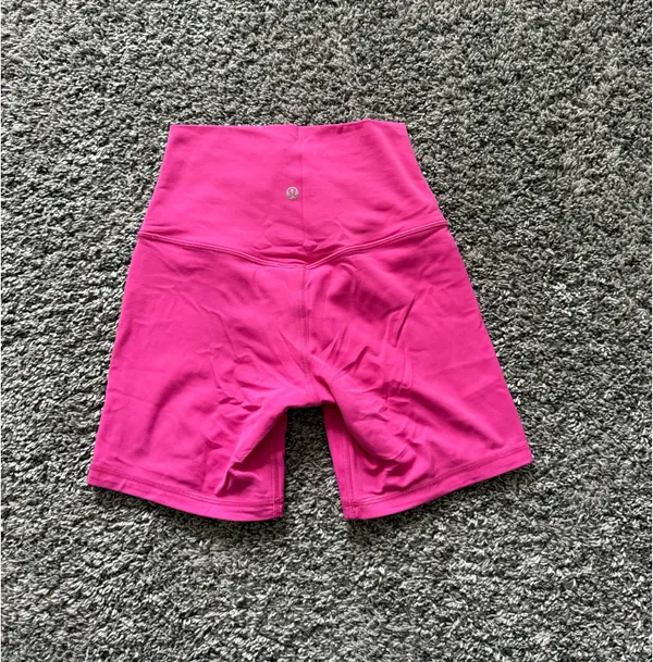 lululemon athletica Hot Pink High-Rise Bike Shorts - Image 2