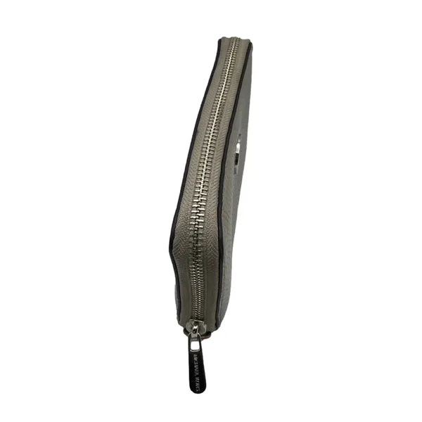 MICHAEL KORS Gray Zip Around Wallet - Image 4