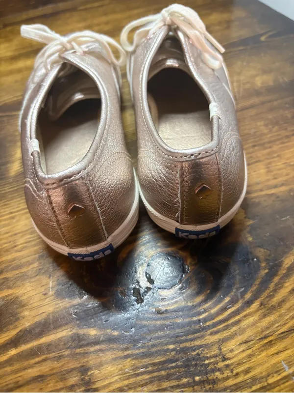 Keds Kate spade rose gold sneakers size 8.5 - Image 5