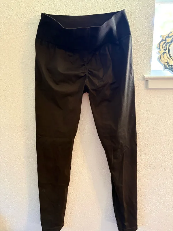 GymReaper Leggings Black Size XL - Image 3