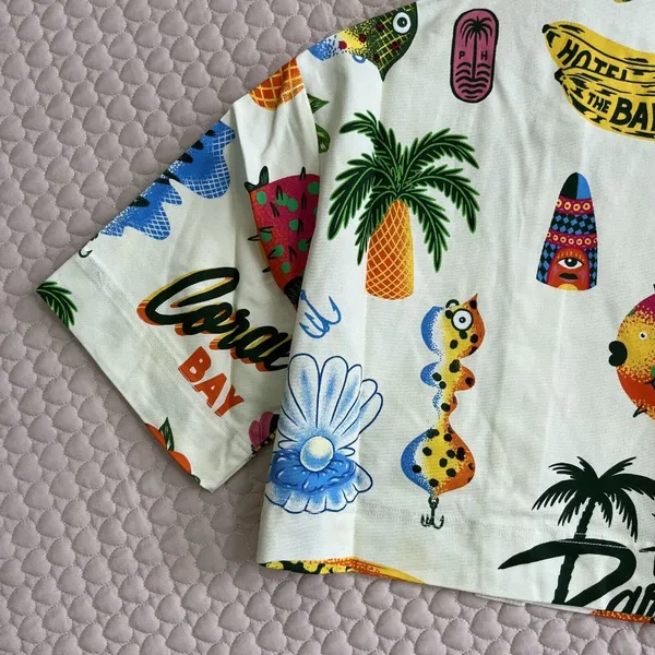 NWT ALEMAIS x Alan Berry Rhys Samaki Cropped Organic Cotton Shirt Women's Size 0 - Image 14