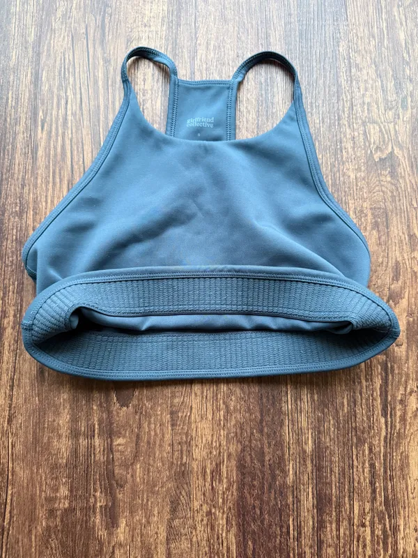 Girlfriend Collective Women’s Lago Colette High Neck Halter Sports Bra - Size S - Image 4