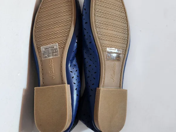 Nautica Navy Blue Perforated Ballet Flats Size 9.5 NWOT - Image 7