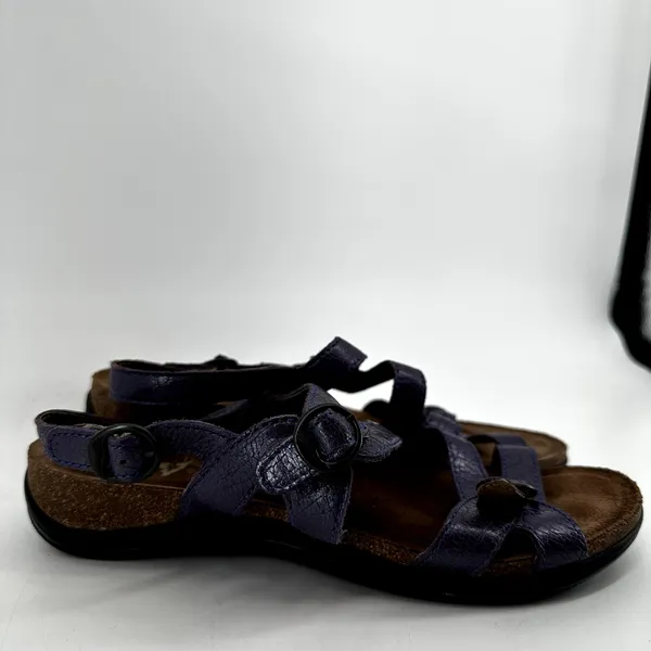 Dansko Jameson Sporty Trail Sandals Strappy Buckle Leather Purple EU 40 US 9 - Image 3