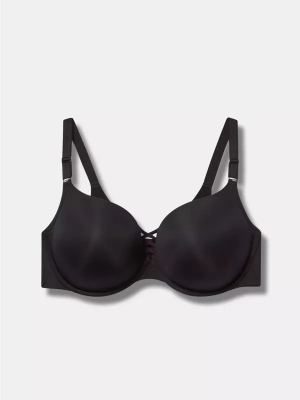 Torrid XO Plunge Push-Up Bra 42DDD Rich Black 360 Back Smoothing NWT NEW - Image 5