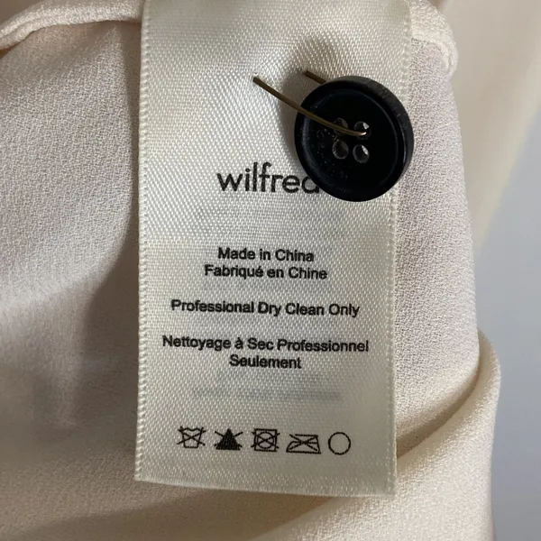 ARITZIA Wilfred Silk Faustine Blouse Sleeveless Tank Open Back XS - Image 4