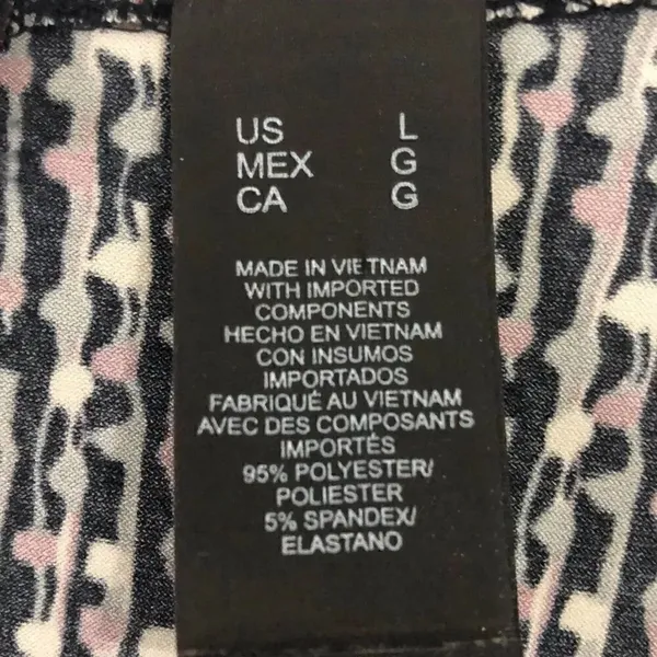 Axcess long sleeve dress with side tie Black Size L - Image 4