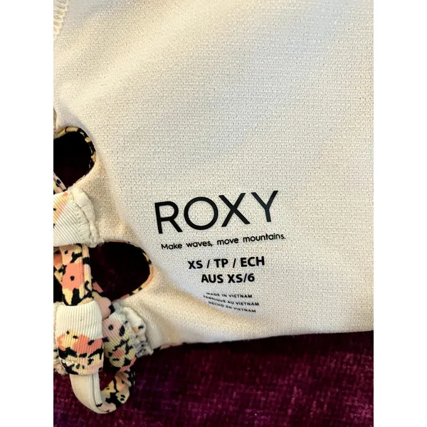 ROXY Sweet Mahalo Bikini Top with Padding Size XS - Image 5