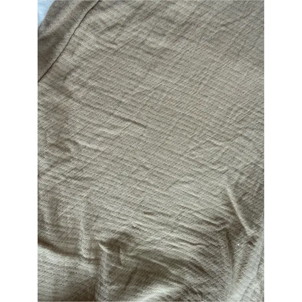 Free People Linen Blend Drawstring Pants M Beige - Image 7