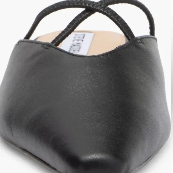 NEW Pammie Mule (Women) 8M, BLACK LEATHER Slip On - Image 5