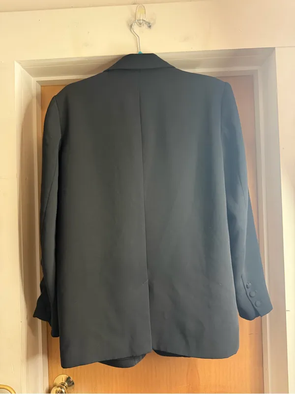 Good American Women’s Black Classic Blazer Jacket. Size: S/M - Image 4