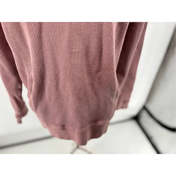 Zara New York 5th Ave Ribbed Hoodie Size M Pink - Image 5