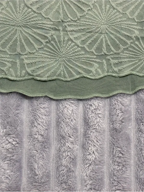 NILOINE Sage Green Textured Tank Top — Size M - Image 3
