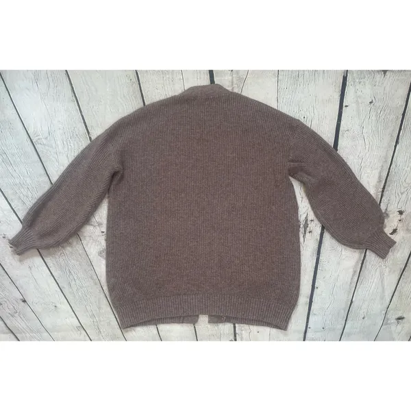 Open Front Ribbed Knit Cardigan - Image 10