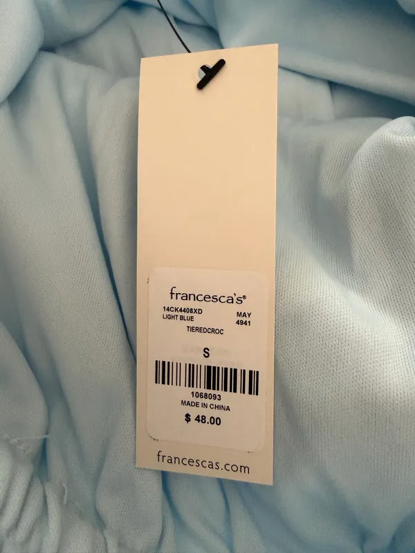 Francesca's Light blue lace skirt - Image 3
