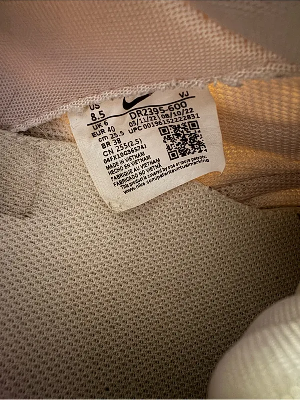 Nike Women’s Light Beige/Pale Pink Air Max Platform Sneakers - Image 7
