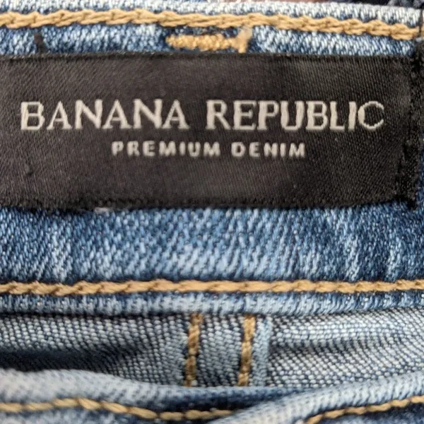 Banana Republic Distressed Jean Shorts Size 28 - Image 6
