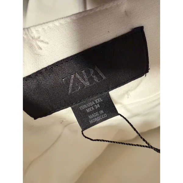 Zara White Bow Low Back Mini Dress Bachelorette Bridal Bride Shower - Image 4