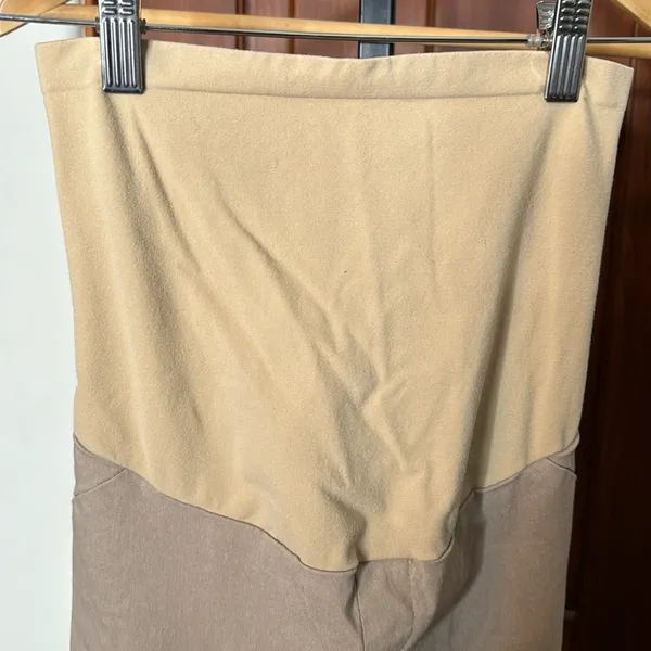 Motherhood Maternity Maia Skinny Ankle Khaki Pants Secret Fit Belly Size Large - Image 7