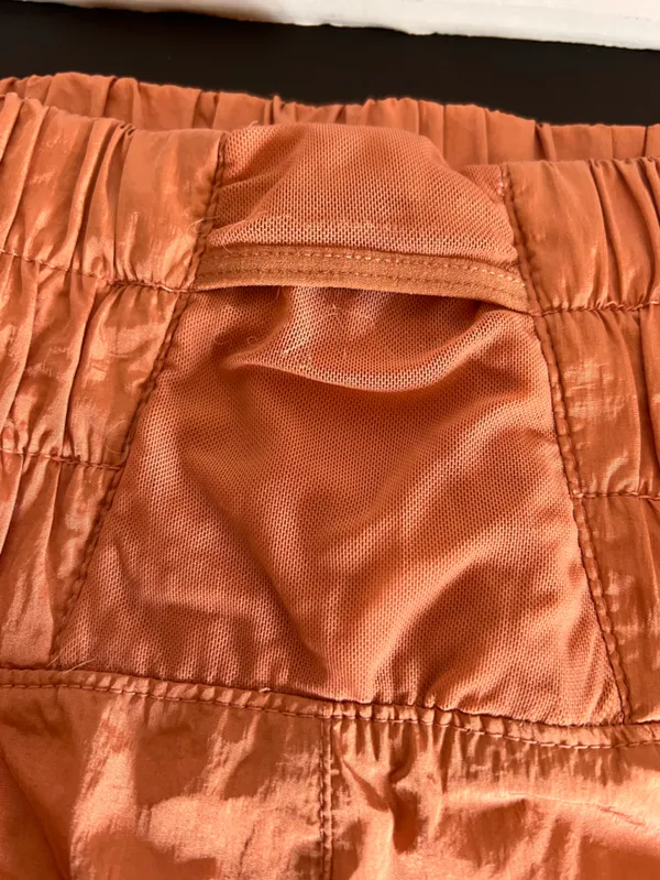Free People Rust Orange High-Waist Athletic Shorts LG - Image 8